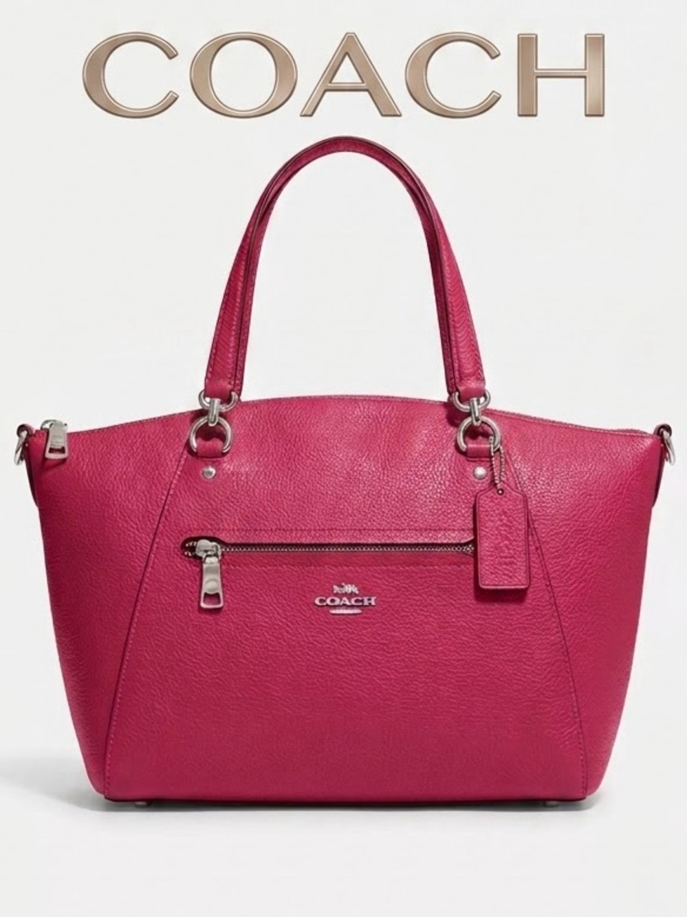 COACH Pebbled Leather Tote